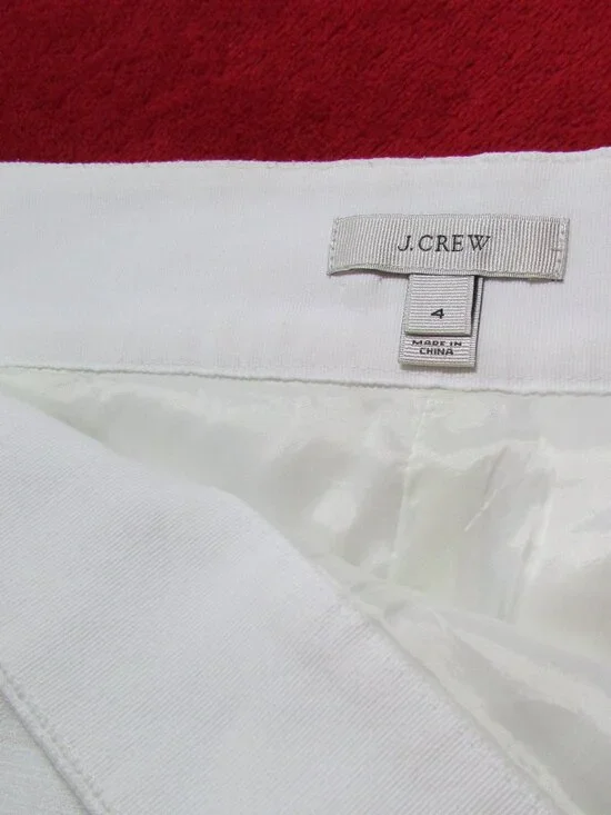 J. Crew Structured Cotton Shorts - Chino Pleated 3 inch inseam - Picture 8 of 10